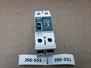Siemens HGB2K020 Breaker 2 pole 20 amp 600v New Pull Out - Picture 1 of 7