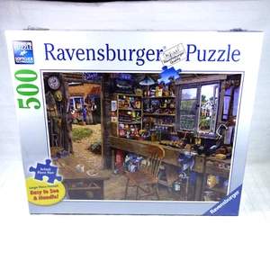 Ravensburger 500 Piece Puzzle Dad's Shed Large Piece Format Easy to See - NIB - Picture 1 of 8