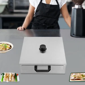 Kitchen Stainless Steel Rice Noodle Roll Machine Food Steamer With Trays & Lid - Picture 1 of 19
