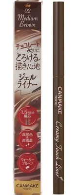 CANMAKE Creamy Touch Liner 02 Medium Brown 0.08g - Image 1 of 4
