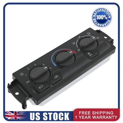 Módulo de control de climatización climática negro para GMC Sierra 1500 2500 HD 2001 2002 Foto 1 de 4