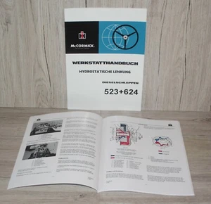 IHC Werkstatthandbuch Hydrostatische Lenkung Traktor 523 und 624 - Bild 1 von 1