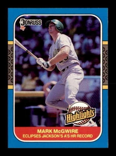 Mark McGwire 1987 Donruss Highlights RC #46 Foto 1 de 1