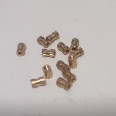 5 Rändelmutter M1 M1,2 M1,4 M1,6 M2 M2,5 Messing Rändel Mutter MS Einpressmutter - Bild 1 von 4