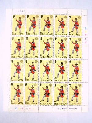 Europa Isle Of Man 6p Stamps Sheet The House Of Questa 20 Stamp Set - Image 1 of 4