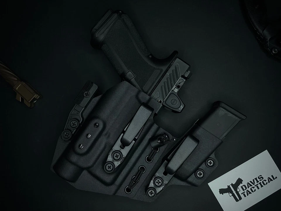 Davis Tactical-IWB Kydex Appendix Sidecar Holster For Glock 19/19/45/23 TLR1