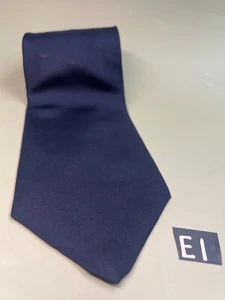 Stefano Corsini Tie Rack 100% Silk Made in Italy Navy Blue Solid 57" x 3.75" - Picture 1 of 4
