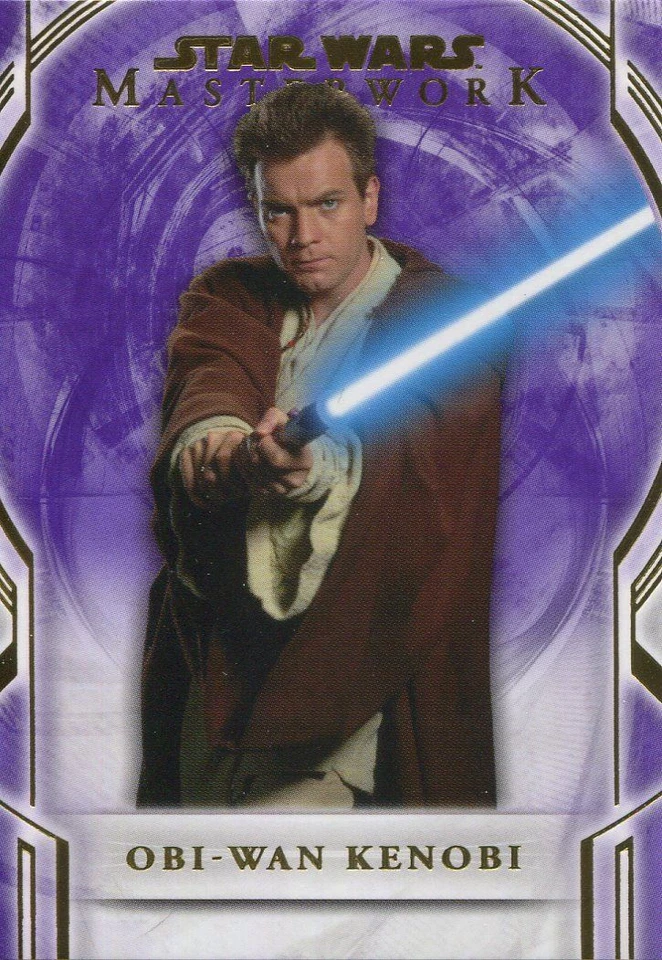 Star Wars Masterwork 2018 Purple [50] Base Card 5 Obi-Wan Kenobi - Image 1 of 1