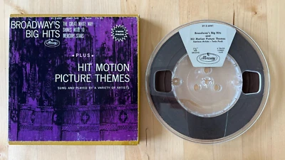 Broadway Hits and Screen Gems 7.5ips Mercury twinpak R2R tape - Image 1 of 3