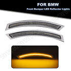 For 2014-18 BMW X5 M F15 F85 LED Front Bumper Side Marker Reflector Lights Clear