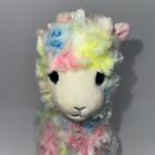 TY Beanie Baby 7” LOLA Rainbow Multicolor Llama Plush Stuffed Animal Toy