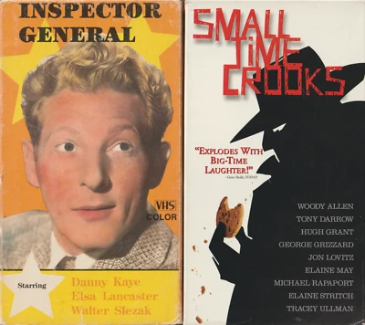 Inspector General VHS, 1949, & Small Time Crooks (VHS, 2000) /Two great Comedys - Image 1 of 4