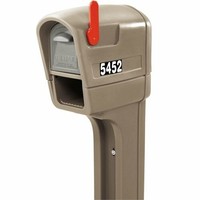 MailMaster Hudson Mailbox Newspaper Holder Heavy Duty Weather Resistant Polymer MailMaster Hudson Mailbox Newspaper Holder Heavy Duty Weather Resistant Polymer