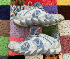 Merrell Size 8.5 Womens Waterpro Maiu Continuum Gray Blue Vibram Shoes GUC