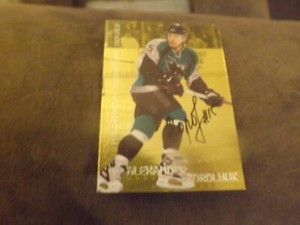 1999-2000 Millennium Signature Series Alexander Korolyuk Autographed Card