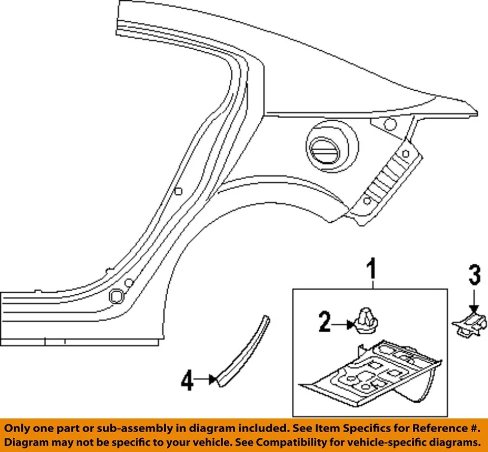 MAZDA OEM 01-21 2 Clip de moldura basculante exterior G18K51SJ3 Foto 1 de 1
