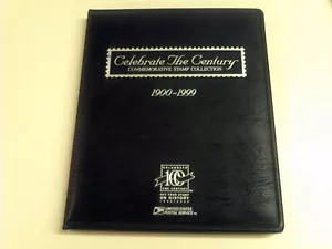 USA Celebrate The Century Stamp Collection, 1900-1999, Album with 10 Sheets ++ - Picture 1 of 3