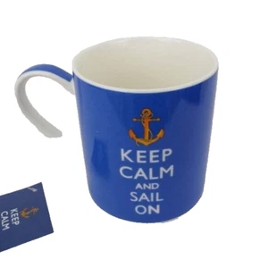 TAZA DE TÉ DE CAFÉ MANTÉN LA CALMA Y NAVEGA NUEVA - Imagen 1 de 1