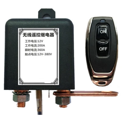 Car Battery Isolator Disconnect Cut Off Relay Switch Master Kill Remote Control - Image 1 of 4
