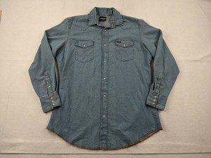 wrangler denim shirts big and tall