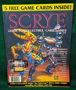 SCRYE Issue #7 Magazine May/June 1995 Guide To Collectable Card Games - Picture 1 of 2