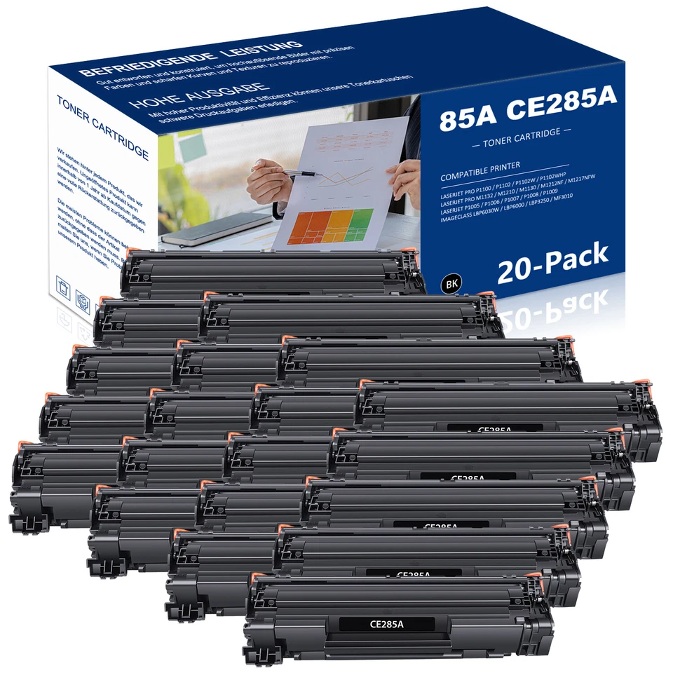 CE285A 85A Toner Cartridge For HP 85A Laserjet P1102 P1102W M1212nf M1217nfw Lot - Image 1 of 1