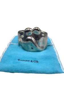 Tiffany & Co Vintage ELSA PERETTI Sterlingsilber Zwillinge Doppelsternkreis Armband - Bild 1 von 6