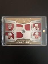2007-08 SPGU Quad Patch /7 Red Wings Hasek Datsyuk Zetterberg Lidstrom