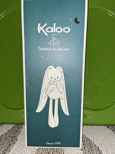 KALOO LAPINOO - BLUE RABBIT DOLL - MEDIUM SIZE - GIFT BOXED (open Box) - Picture 1 of 4