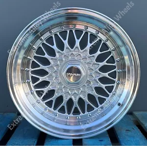 Ruedas de aleación 16" RS para Volkswagen 4 tachuelas 4x100 plata SS - Imagen 1 de 6