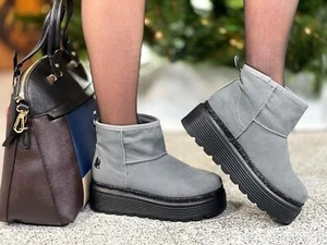 Marina Yachting Botines Mujer Otoño Invierno Zapatos Mujer Gris Nuevo - Imagen 1 de 7