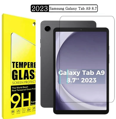 For Samsung Galaxy Tablet A9 8.7" 2023 Screen Protector Tempered Glass X110/X115 - Image 1 of 4