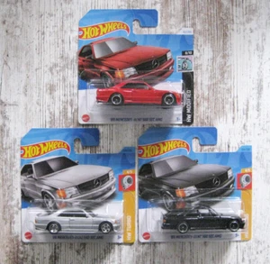 3 x Hot Wheels '89 Mercedes Benz 560 SEC AMG HW Turbo 4/5 HW Modified 8/10 - Bild 1 von 5