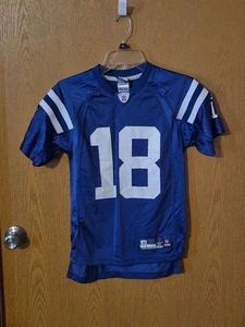 Indianapolis Colts #18 Peyton Manning Jersey Youth MEDIUM - Picture 1 of 5