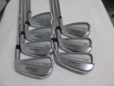 Titleist T100 23 Iron Set - 4-PW - AMT Tour White S300 Stiff Flex Steel - Image 1 of 4