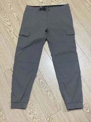 Pantalones PrAna Zion cargo con cinturón al aire libre senderismo elástico jogger gris para hombre 32x30 Foto 1 de 4