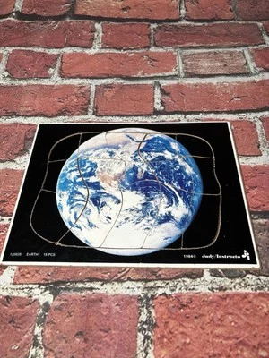 RARE Vintage 1984 JUDY Educational Puzzle - Earth Space Puzzle 15pc - Image 1 of 4