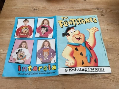 Gary Kennedy Intarsia Flintstones  Toys Knitting Booklet  ...1994 - Image 1 of 3