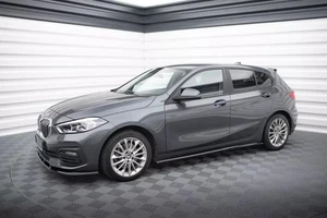 Minigonne Splitter Laterali Maxton Nere Lucide Bmw Serie 1 F40 Standard 2019- - Foto 1 di 4