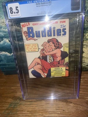 Hello Buddy Dirty Jokes, 1951. CGC 8,5! Foto 1 de 4