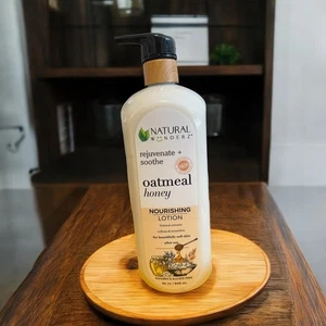 Natural Wonderz Oatmeal Honey Lotion 32oz | Moisturizing Body Lotion Dry Skin - Picture 1 of 1