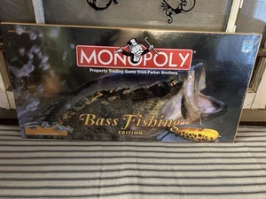 Monopoly Bass Fishing edition Board Game New Factory sealed - Picture 1 of 5
