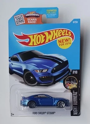 2016 Hot Wheels New Models Ford Shelby GT350R Error Car Wrong Front Wheels  - Image 1 of 3