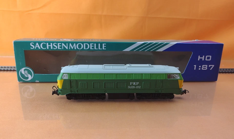 Piko HO Gauge DB Class 218 in PKP Polish Livery - Boxed: Wrong Box & Re-Liveried - Image 1 of 4