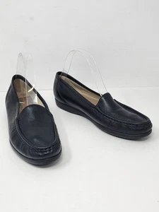 SAS Simplify Loafers Womens 8.5 S Narrow Black Leather Tripad Comfort Shoes - Picture 1 of 14