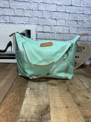 Bolsa de viagem Jon Hart The Weekender 22"" em perfeito estado revestida de lona - Imagem 1 de 4