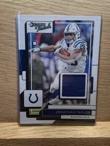 ¡Parche Donruss Jonathan Taylor Threads 2022! #TH-21 Indianapolis Colts - Imagen 1 de 2