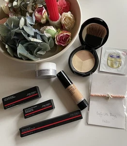 Shiseido Beauty Paket, Lipstick, Lidstrich, Wimpernserum, Make-up, Clutch,8Teile - Bild 1 von 5