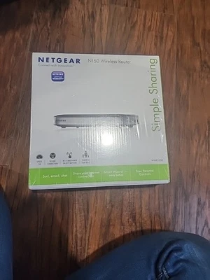 Netgear N150 150 Mbps 4-Port 10/100 Wireless Router #WNR1000 New Factory Sealed - Image 1 of 3