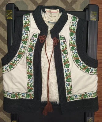 Chaleco Bordado Reversible 141 Anthropologie Cartonnier Tavda Talla S Foto 1 de 4